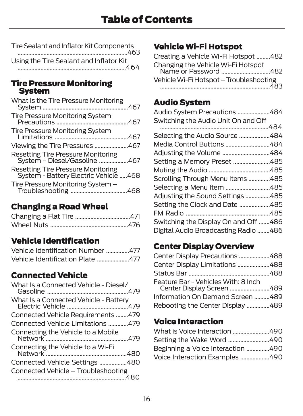 2026 Ford Tourneo Courier/Transit Courier Owner's Manual | English