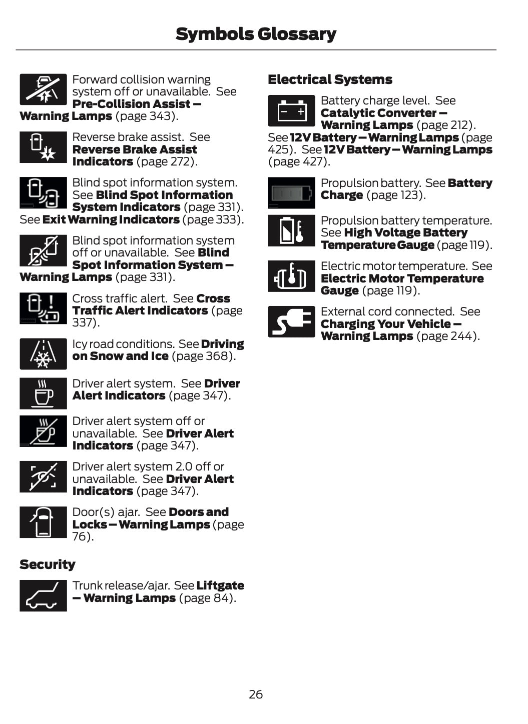 2026 Ford Tourneo Courier/Transit Courier Owner's Manual | English