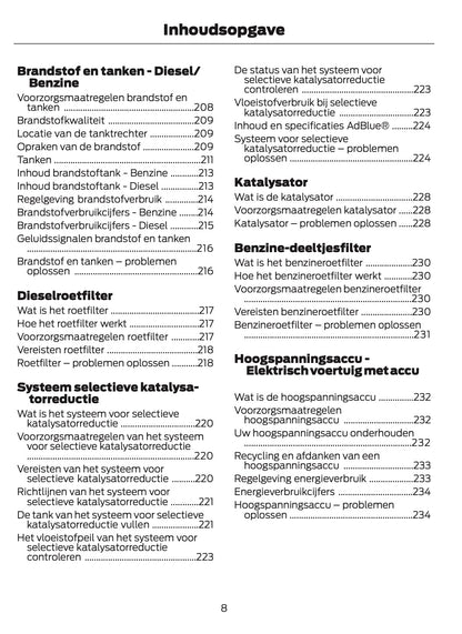 2026 Ford Tourneo Courier/Transit Courier Owner's Manual | Dutch