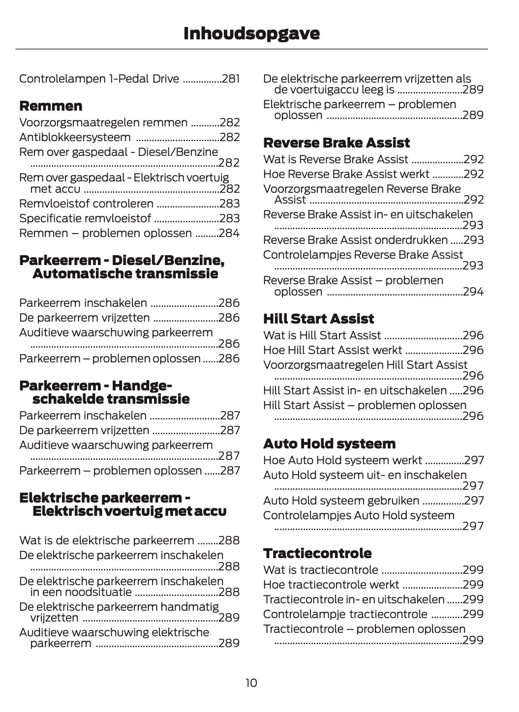 2026 Ford Tourneo Courier/Transit Courier Owner's Manual | Dutch