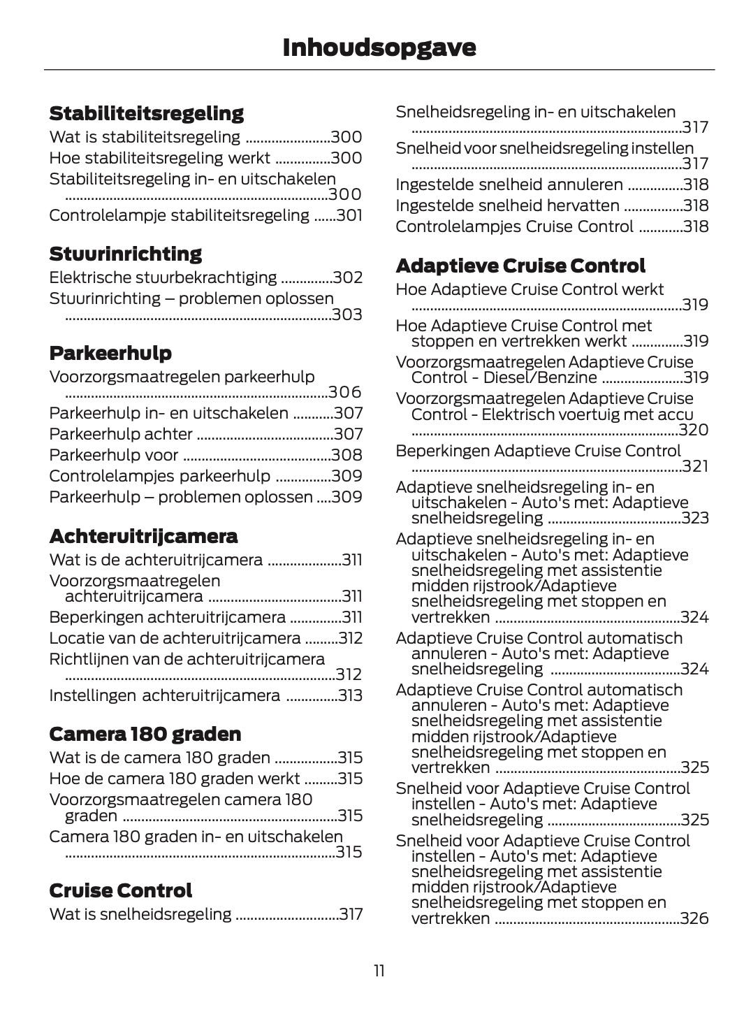 2026 Ford Tourneo Courier/Transit Courier Owner's Manual | Dutch