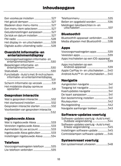 2026 Ford Tourneo Courier/Transit Courier Owner's Manual | Dutch