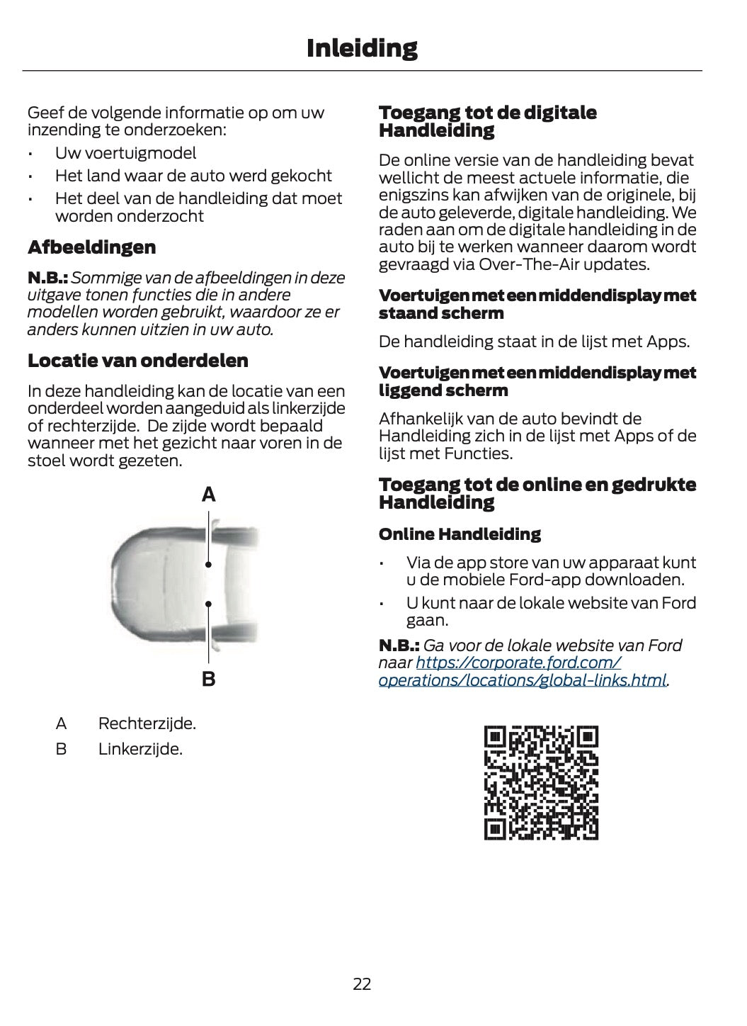 2026 Ford Tourneo Courier/Transit Courier Owner's Manual | Dutch