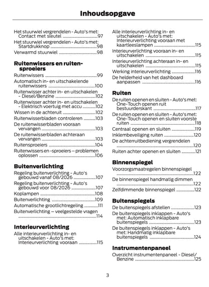 2026 Ford Tourneo Courier/Transit Courier Owner's Manual | Dutch