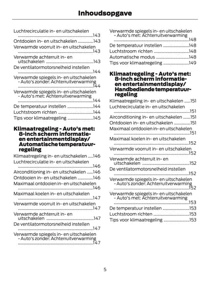 2026 Ford Tourneo Courier/Transit Courier Owner's Manual | Dutch