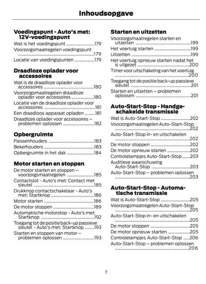 2026 Ford Tourneo Courier/Transit Courier Owner's Manual | Dutch