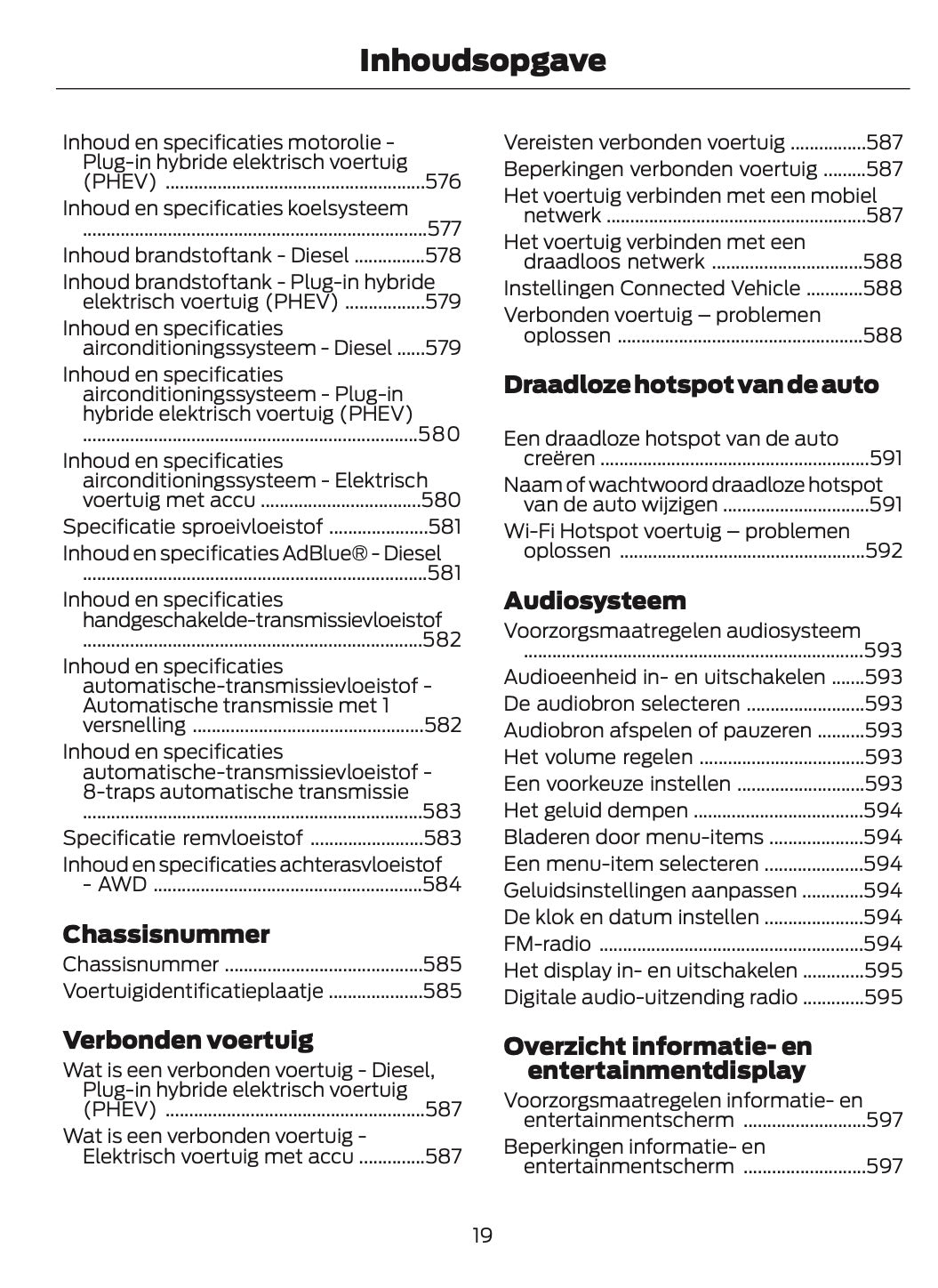 2024 Ford Tourneo Custom/Transit Custom Owner's Manual | Dutch