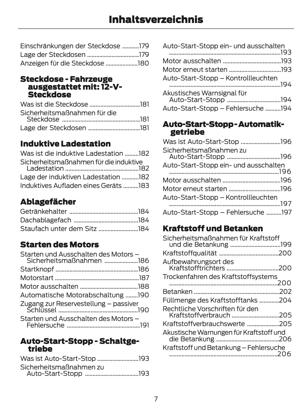 2023-2024 Ford Tourneo Custom/Transit Custom Owner's Manual | German