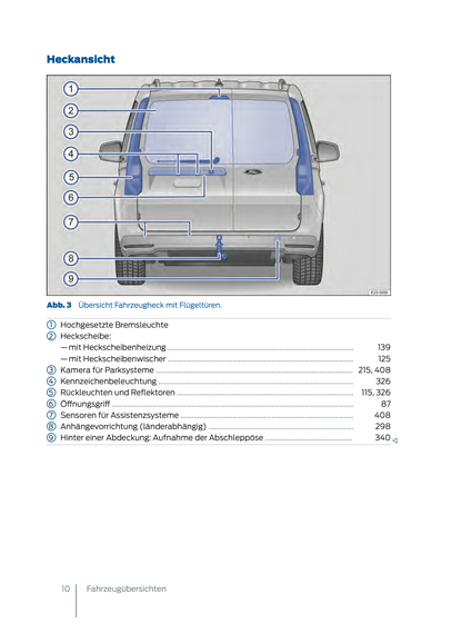 2024 Ford Tourneo Connect/Transit Connect Owner's Manual | German