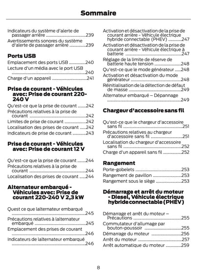 2026 Ford Tourneo Custom/Transit Custom Manuel du propriétaire | Français
