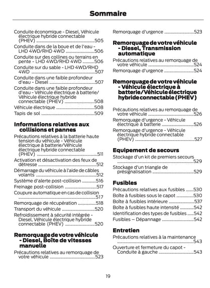 2026 Ford Tourneo Custom/Transit Custom Manuel du propriétaire | Français