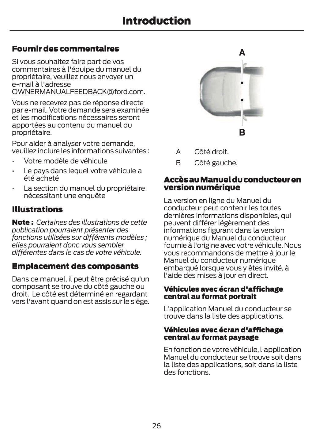 2026 Ford Tourneo Custom/Transit Custom Manuel du propriétaire | Français