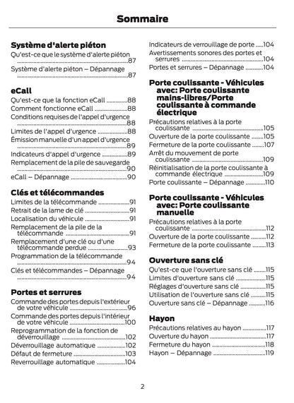 2026 Ford Tourneo Custom/Transit Custom Manuel du propriétaire | Français