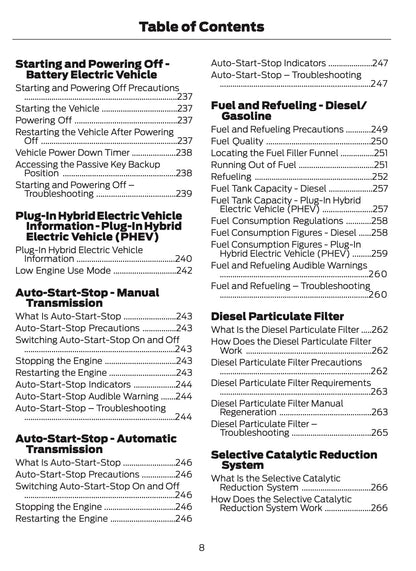 2026 Ford Tourneo Custom/Transit Custom Owner's Manual | English