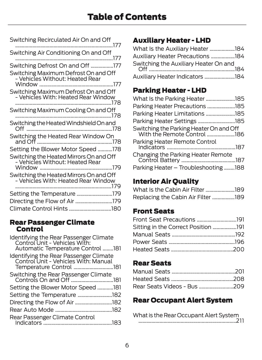 2026 Ford Tourneo Custom/Transit Custom Owner's Manual | English