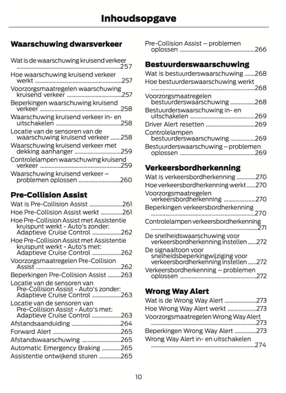 2024 Ford Tourneo Courier/Transit Courier Owner's Manual | Dutch