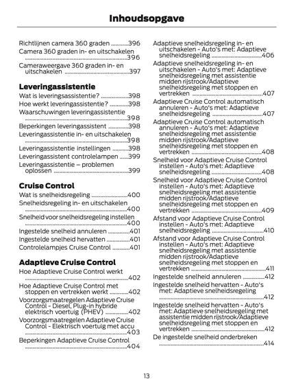 2026 Ford Tourneo Custom/Transit Custom Owner's Manual | Dutch
