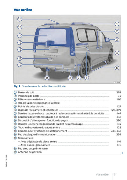 2025 Ford Tourneo Connect/Transit Connect PHEV Manuel du propriétaire | Français