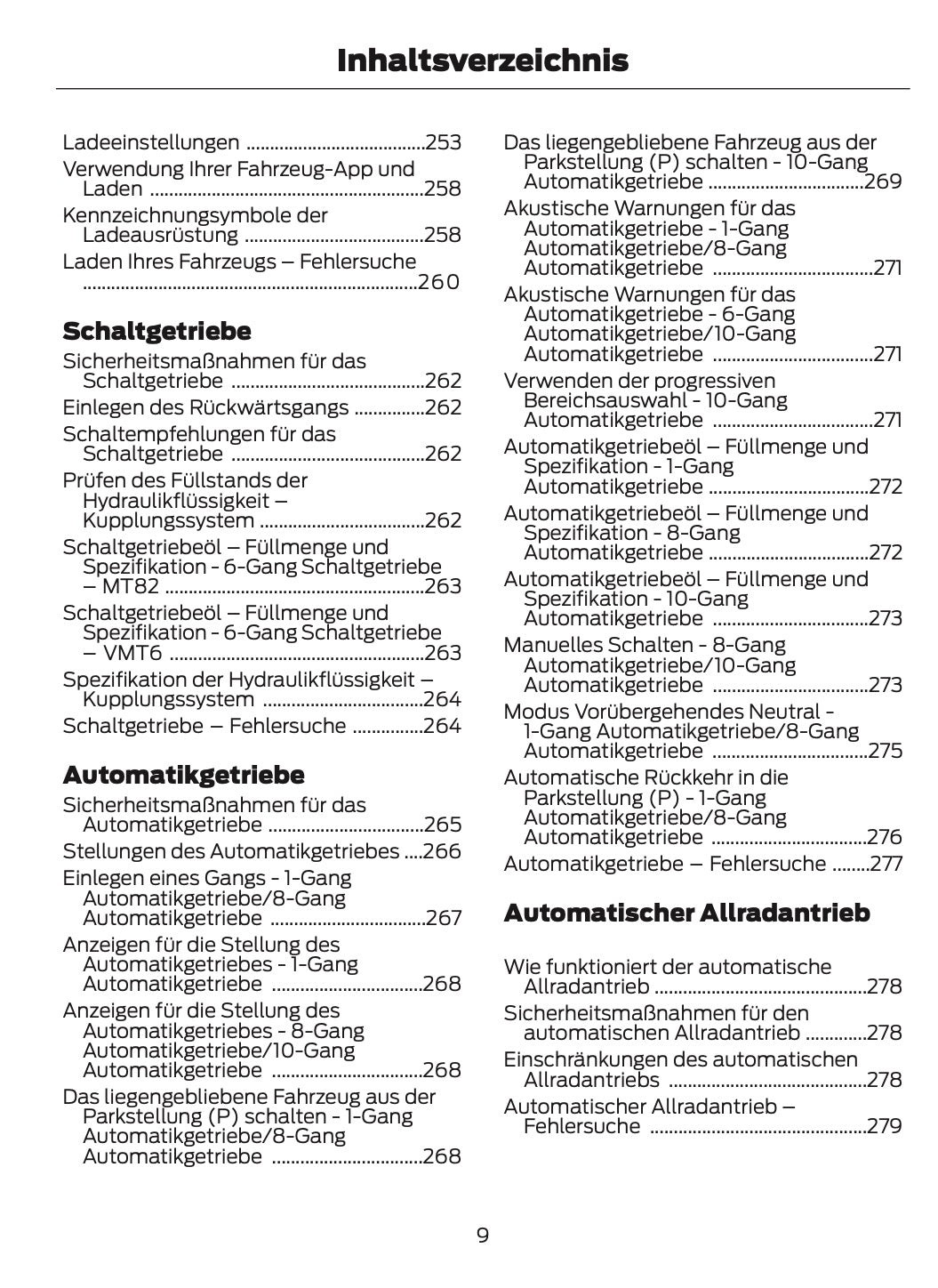 2026 Ford Transit Owner's Manual | German