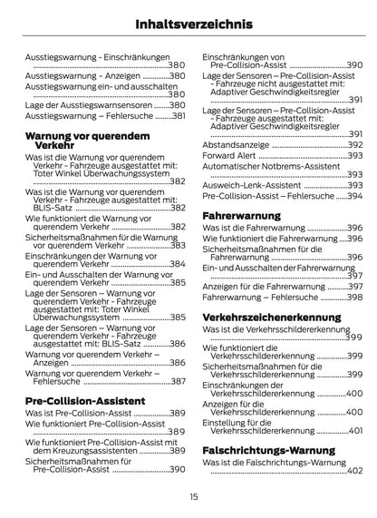 2026 Ford Transit Owner's Manual | German