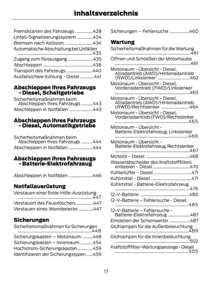 2026 Ford Transit Owner's Manual | German