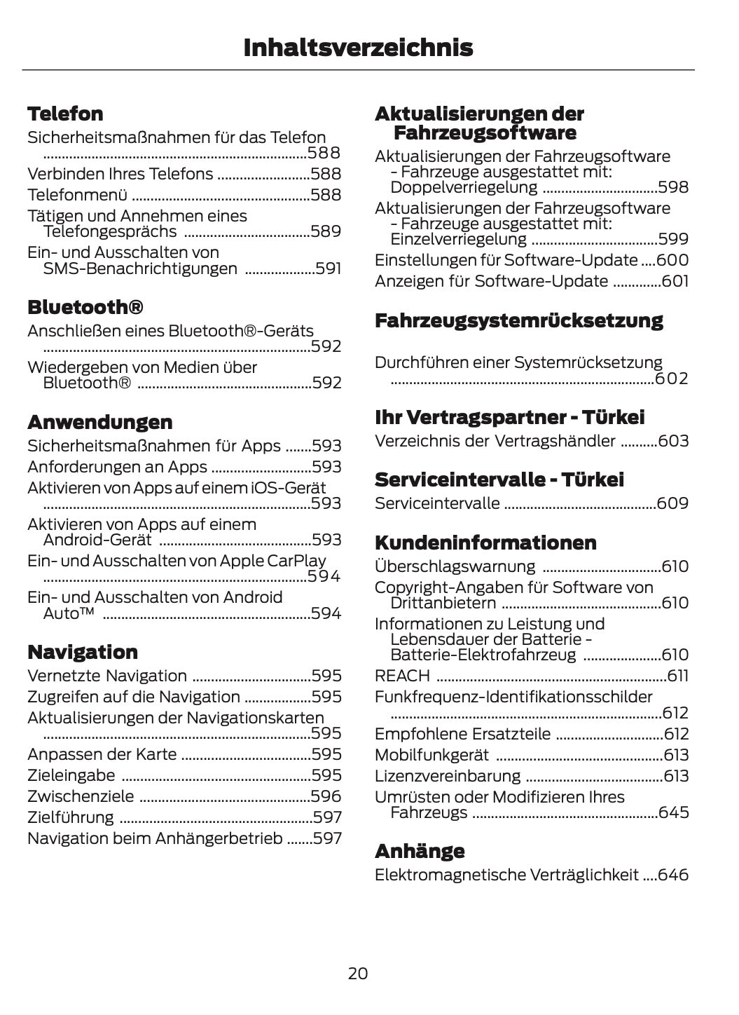 2026 Ford Transit Owner's Manual | German