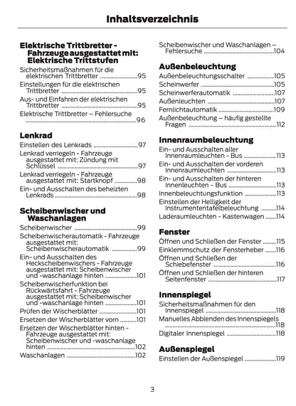 2026 Ford Transit Owner's Manual | German