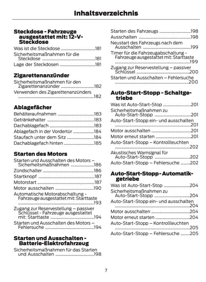 2026 Ford Transit Owner's Manual | German