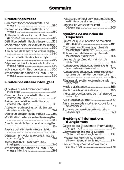 2026 Ford Transit Owner's Manual | French