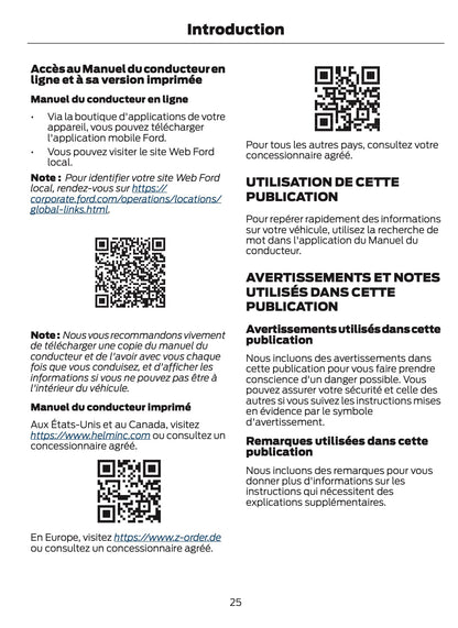 2026 Ford Transit Owner's Manual | French