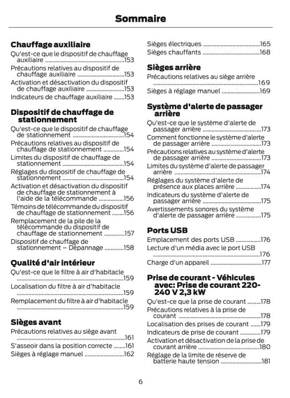 2026 Ford Transit Owner's Manual | French