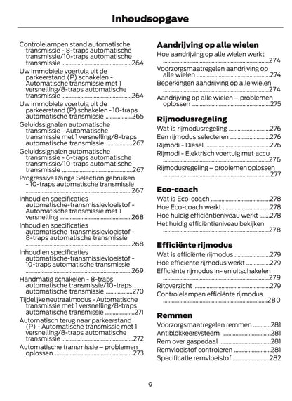 2026 Ford Transit Owner's Manual | Dutch