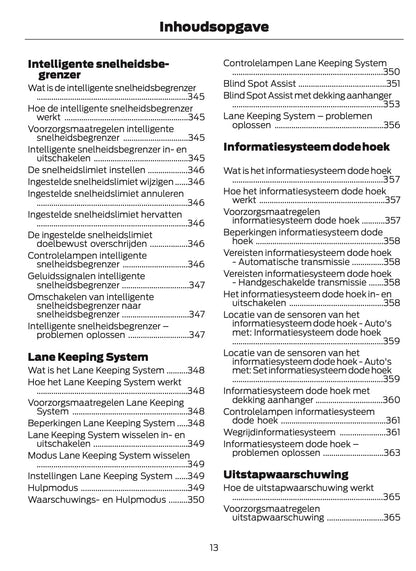 2026 Ford Transit Owner's Manual | Dutch