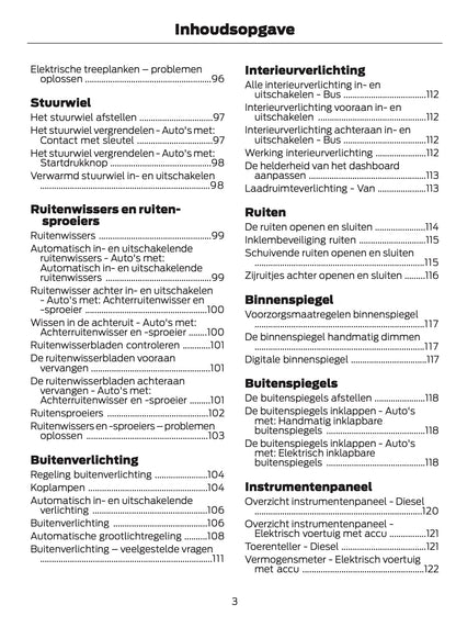 2026 Ford Transit Owner's Manual | Dutch
