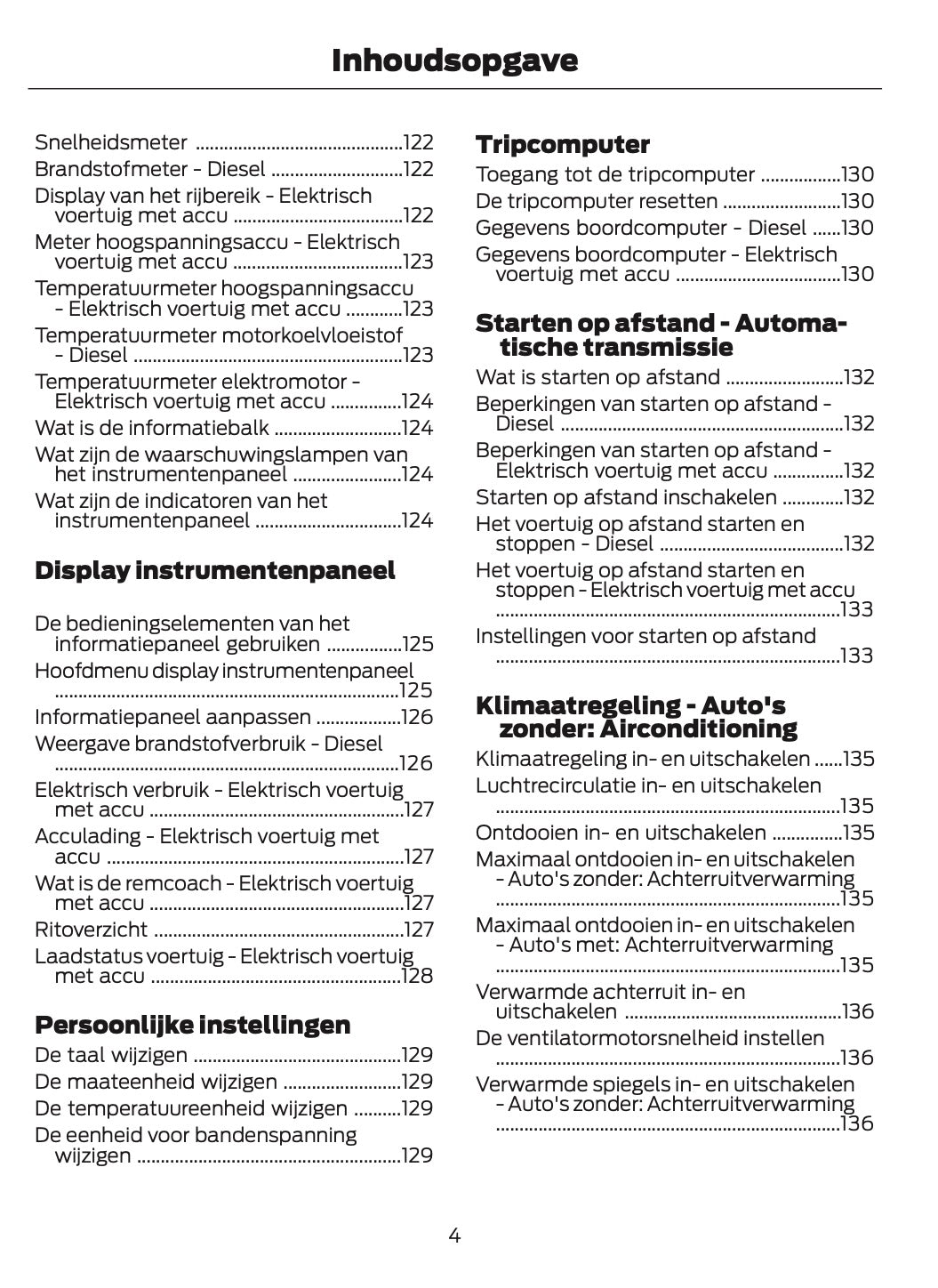 2026 Ford Transit Owner's Manual | Dutch