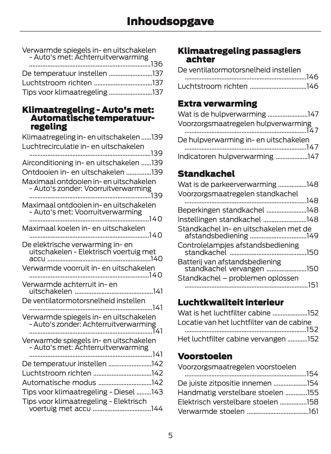 2026 Ford Transit Owner's Manual | Dutch