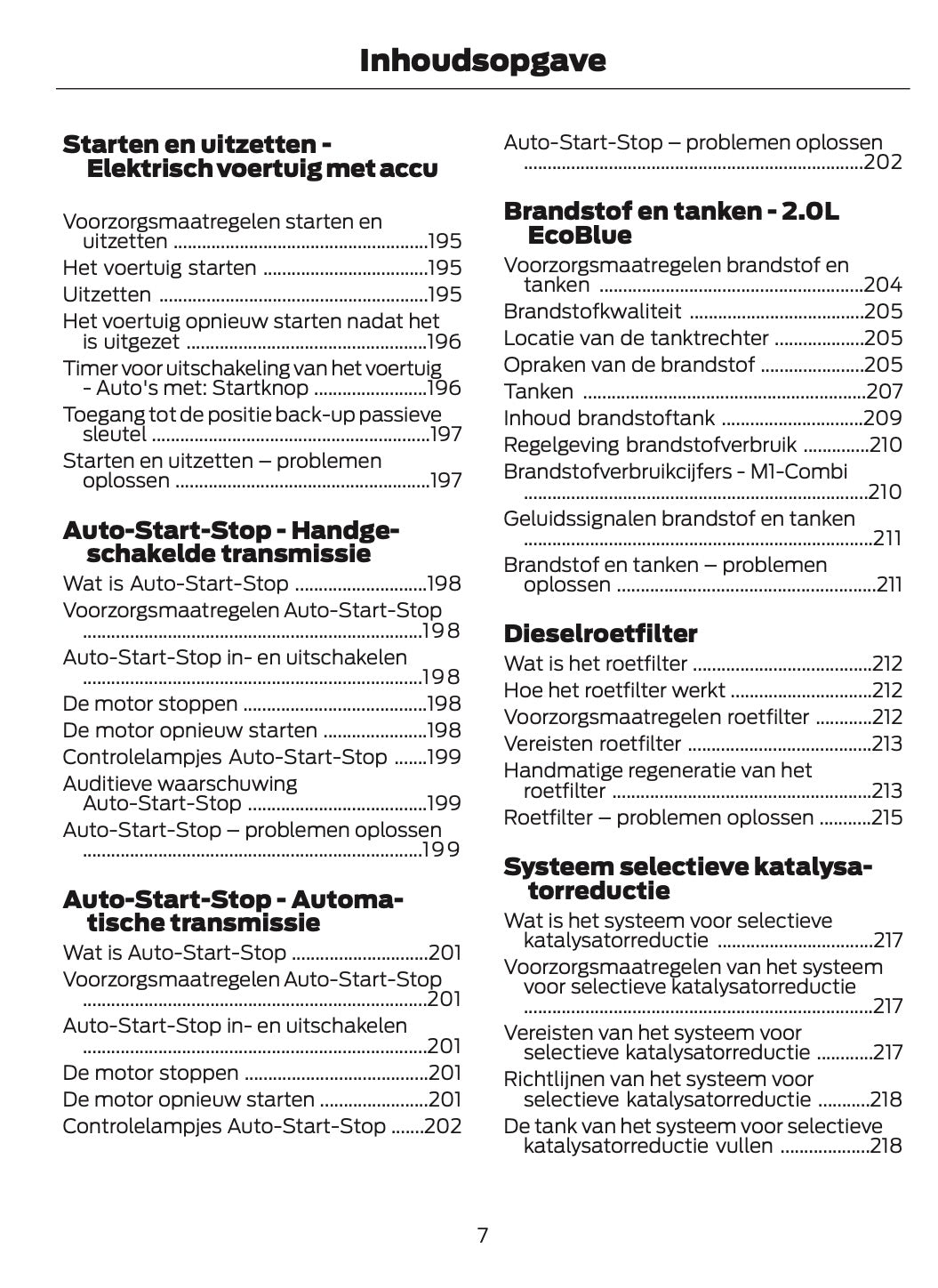2026 Ford Transit Owner's Manual | Dutch