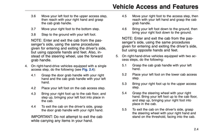 1998 Freightliner Business Class Trucks Owner's Manual | English