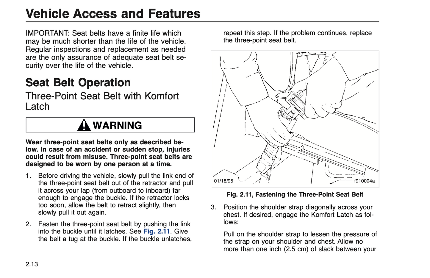 1998 Freightliner Business Class Trucks Owner's Manual | English