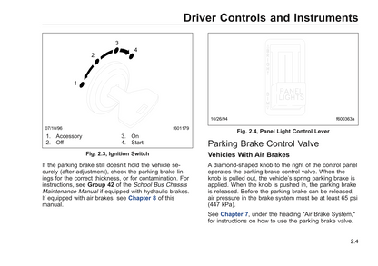 Freightliner School Bus Chassis Owner's Manual | English