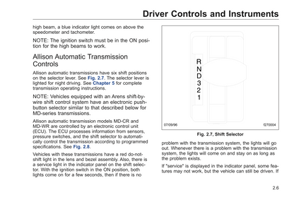 Freightliner School Bus Chassis Owner's Manual | English