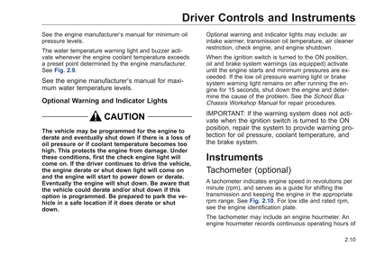 Freightliner School Bus Chassis Owner's Manual | English