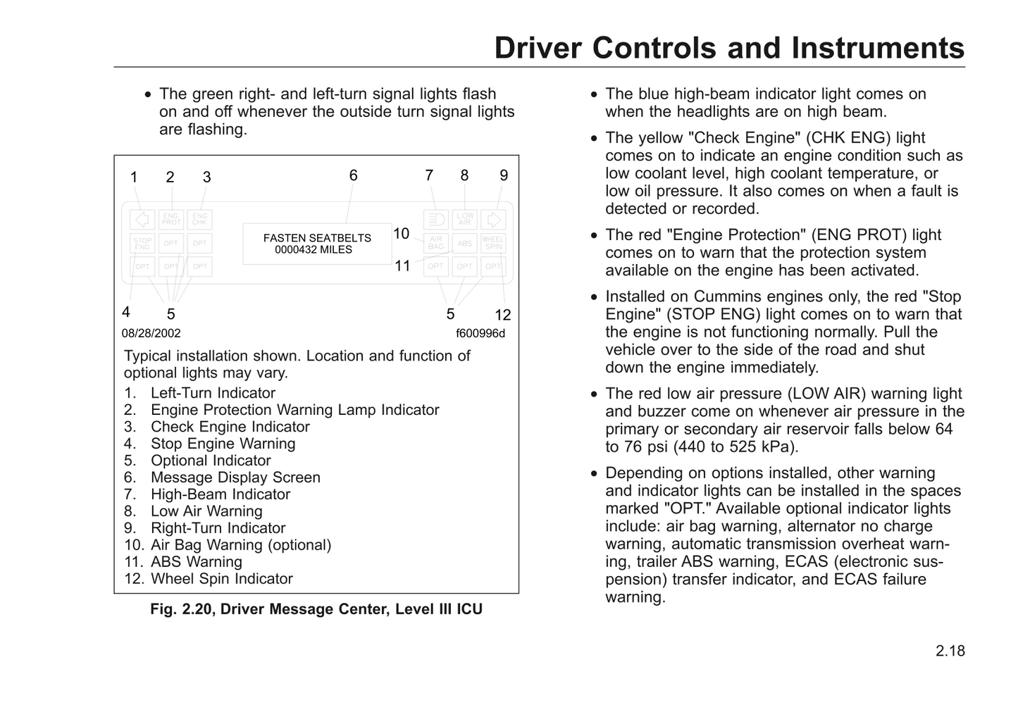 Freightliner School Bus Chassis Owner's Manual | English