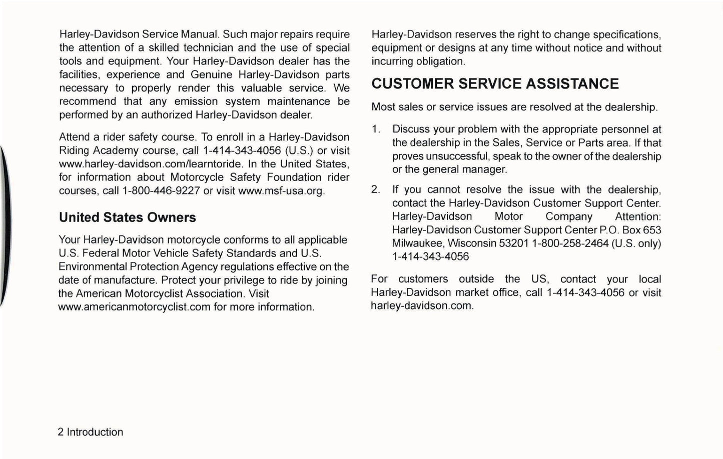 2022 Harley-Davidson Police Models Owner's Manual | English