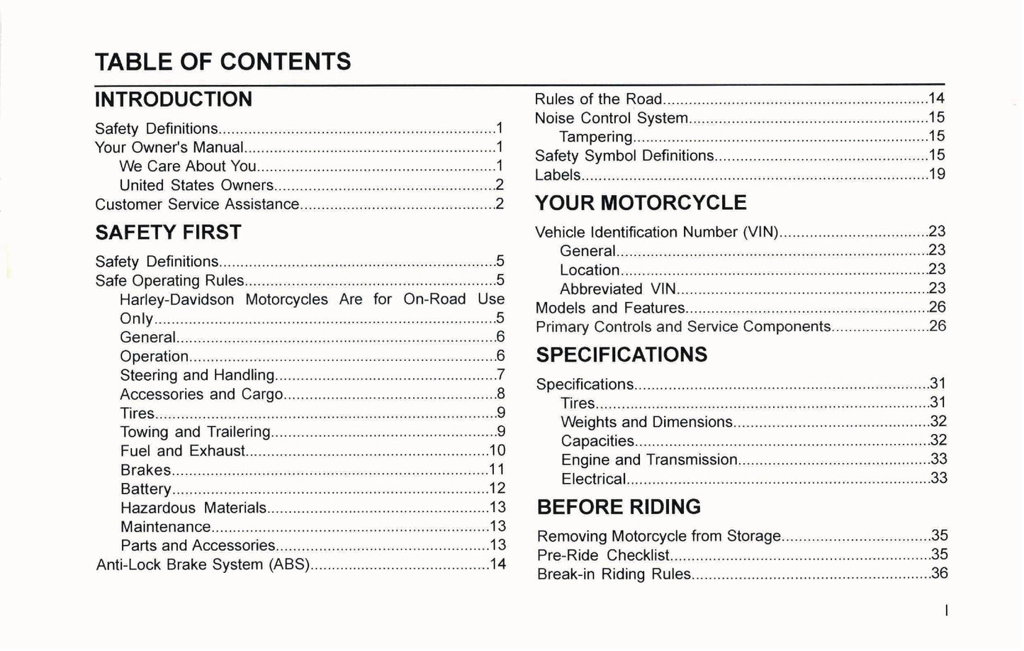 2022 Harley-Davidson Police Models Owner's Manual | English