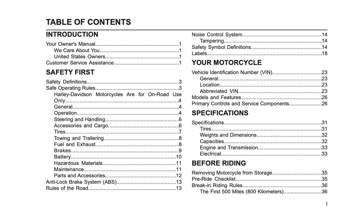 2026 Harley-Davidson Police Owner's Manual | English US