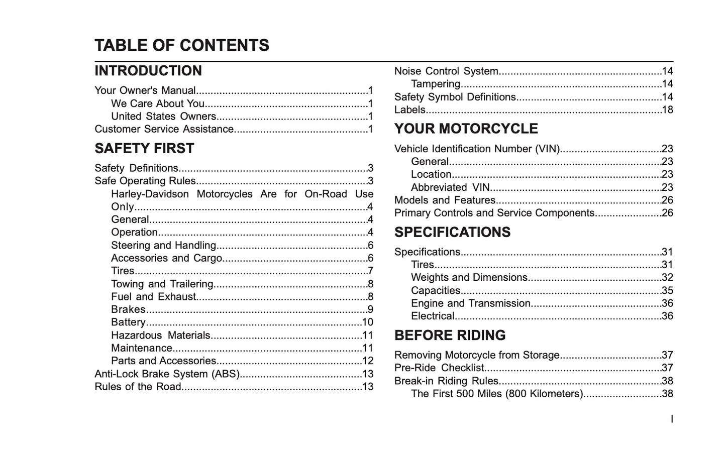 2025 Harley-Davidson Softail Owner's Manual | English US