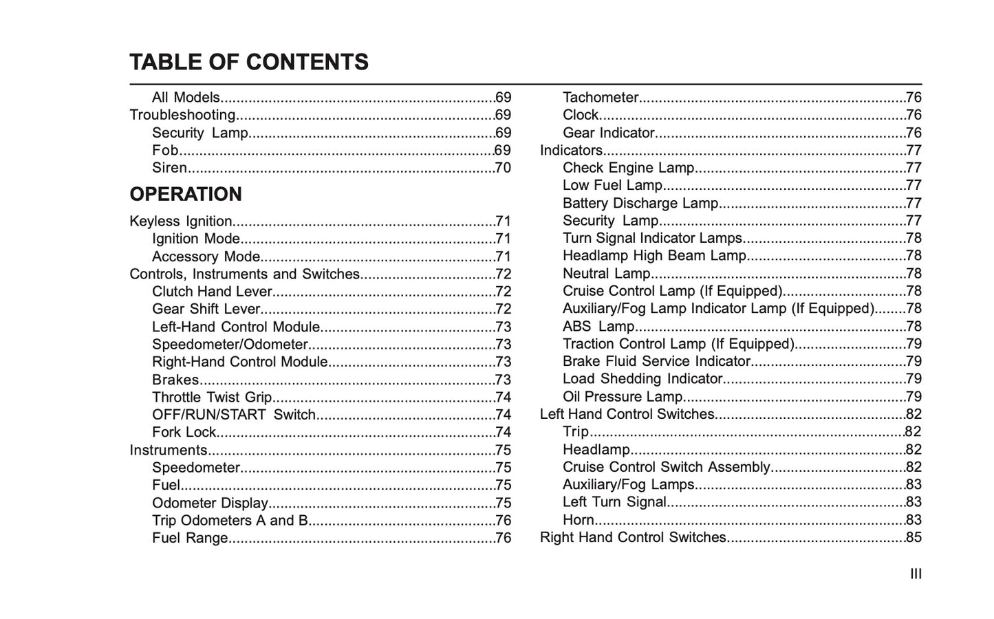2025 Harley-Davidson Softail Owner's Manual | English US