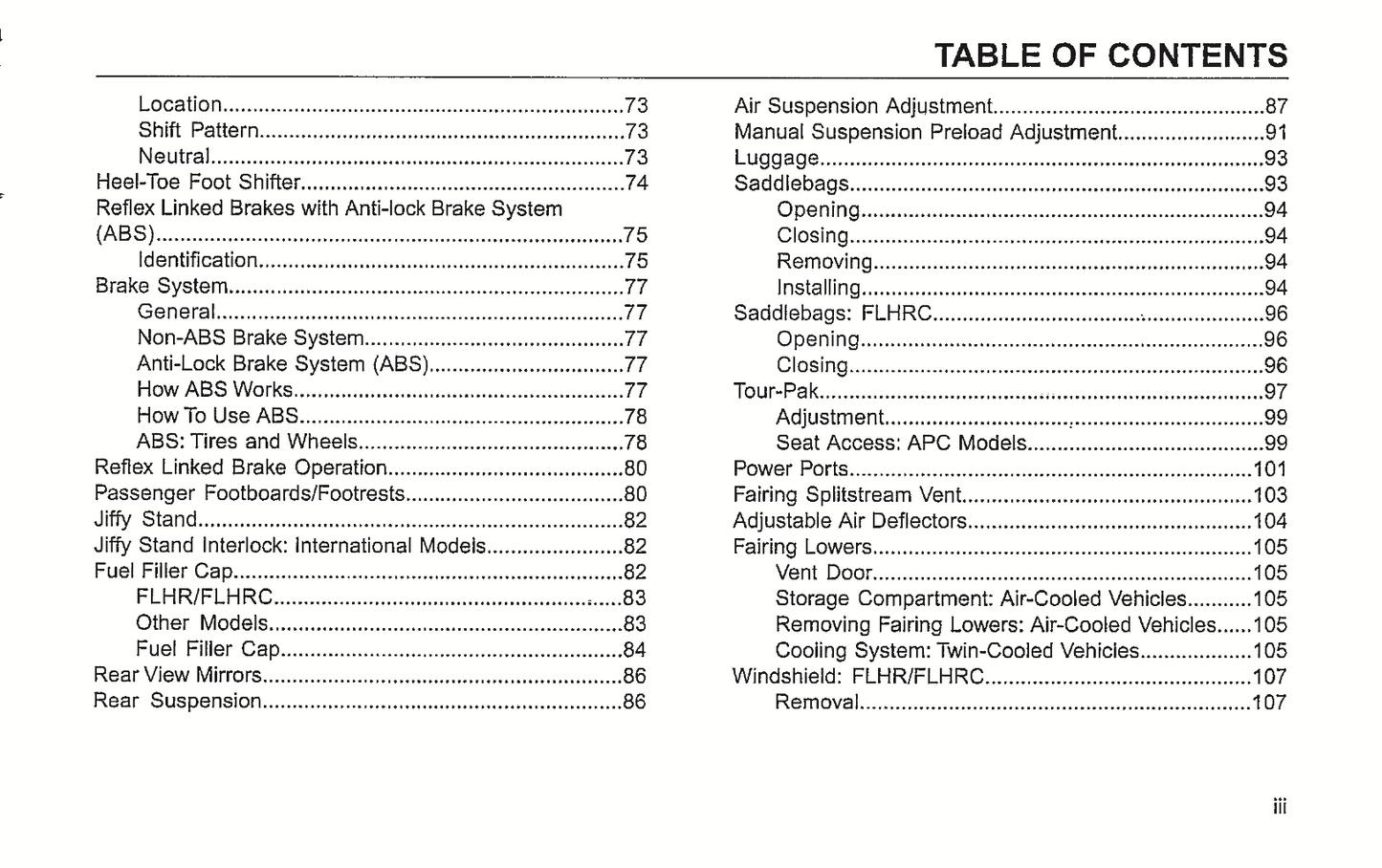 2014 Harley-Davidson Touring Models Owner's Manual | English