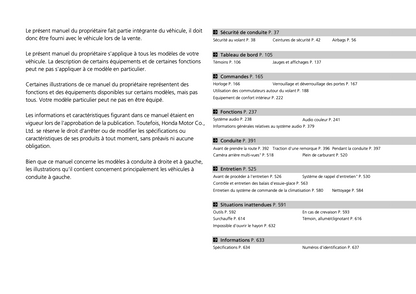 2020-2021 Honda Jazz Hybrid Owner's Manual | French